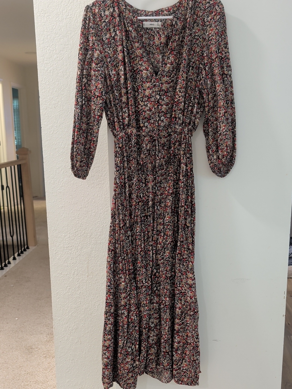 Mango Perfect Fall Peasant Dress